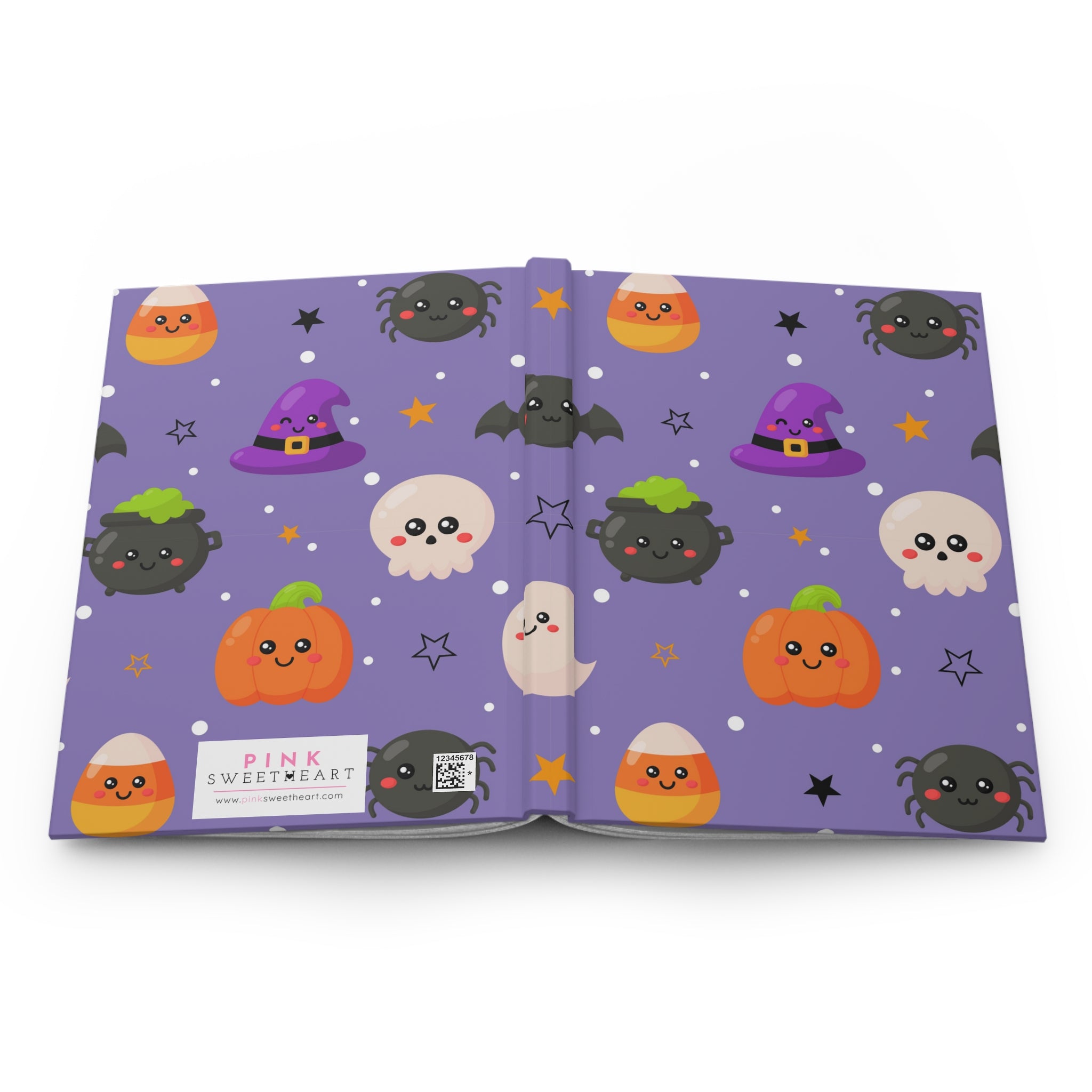 Pequeños amigos espeluznantes Cuaderno mate de tapa dura