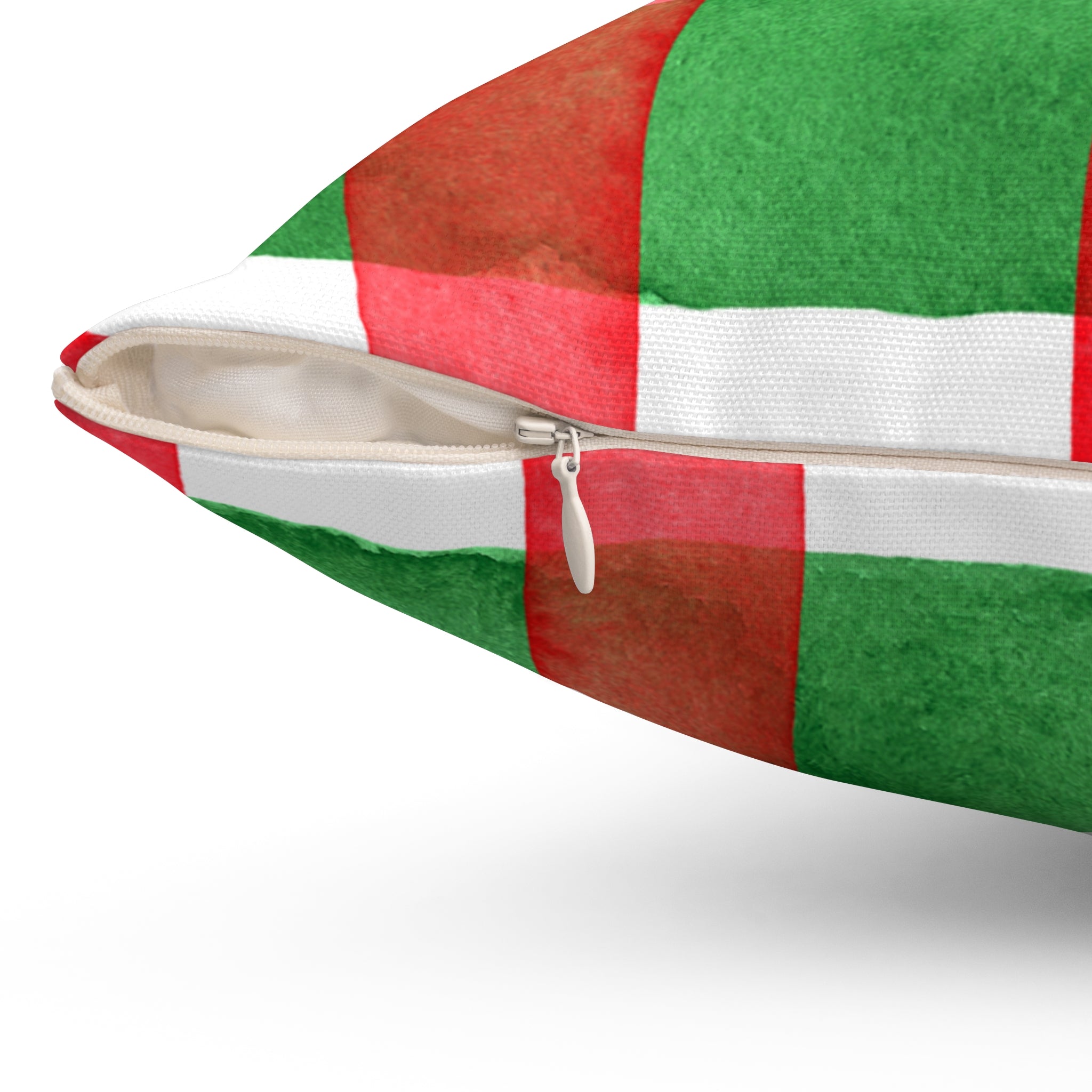Wrapped Xmas Present Square Pillow