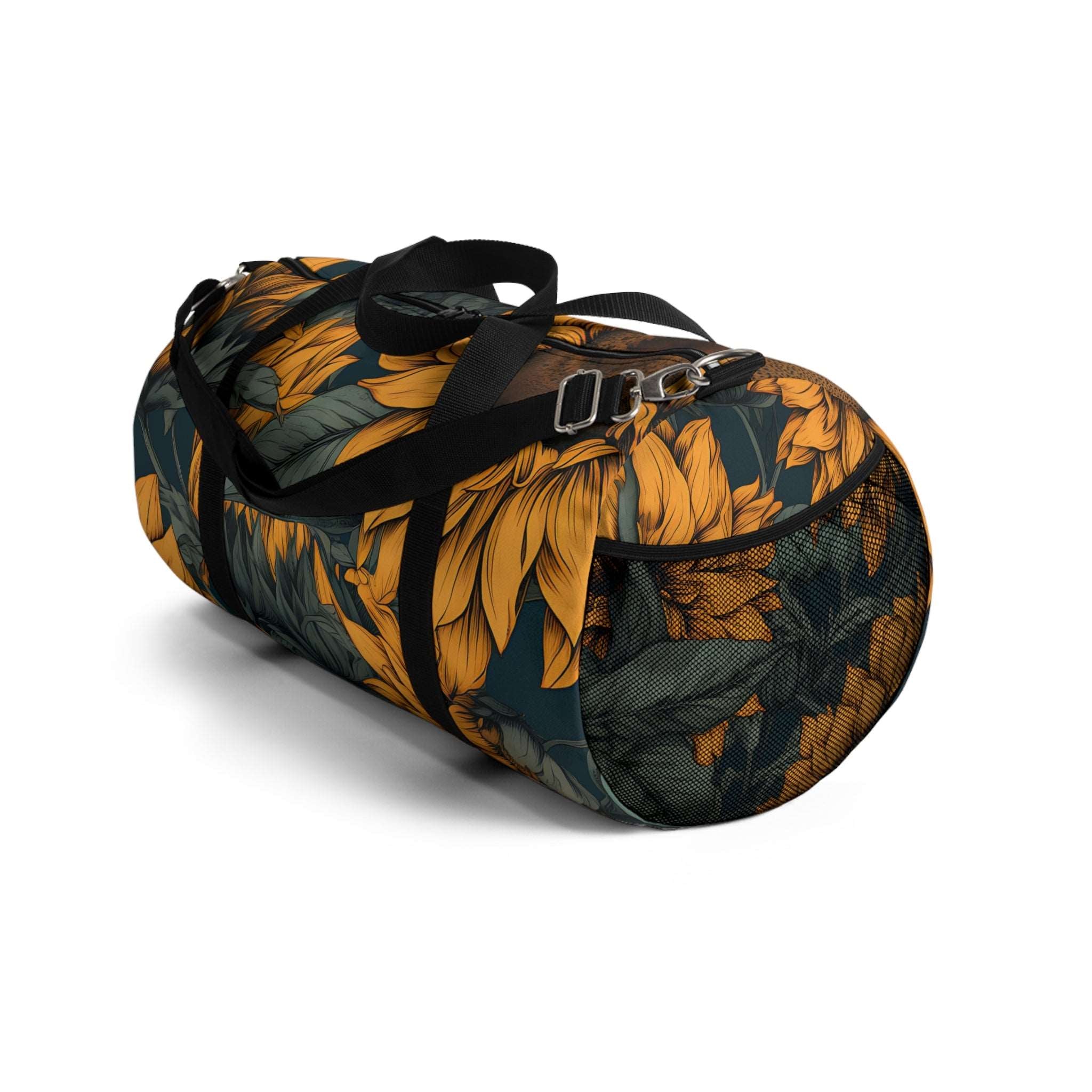Midnight Sunflowers Duffel Bag
