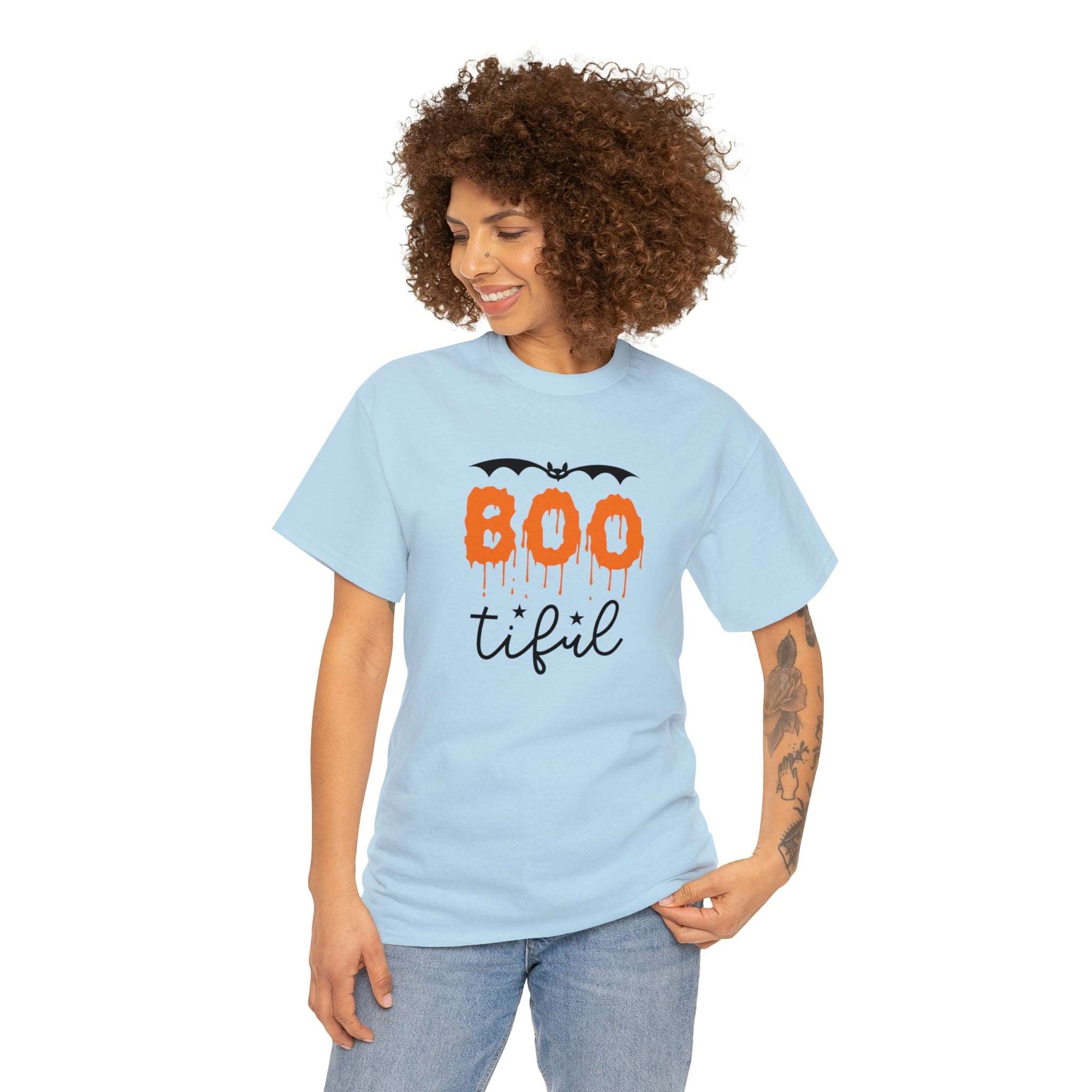 Boo-tiful Halloween Unisex Heavy Cotton Tee