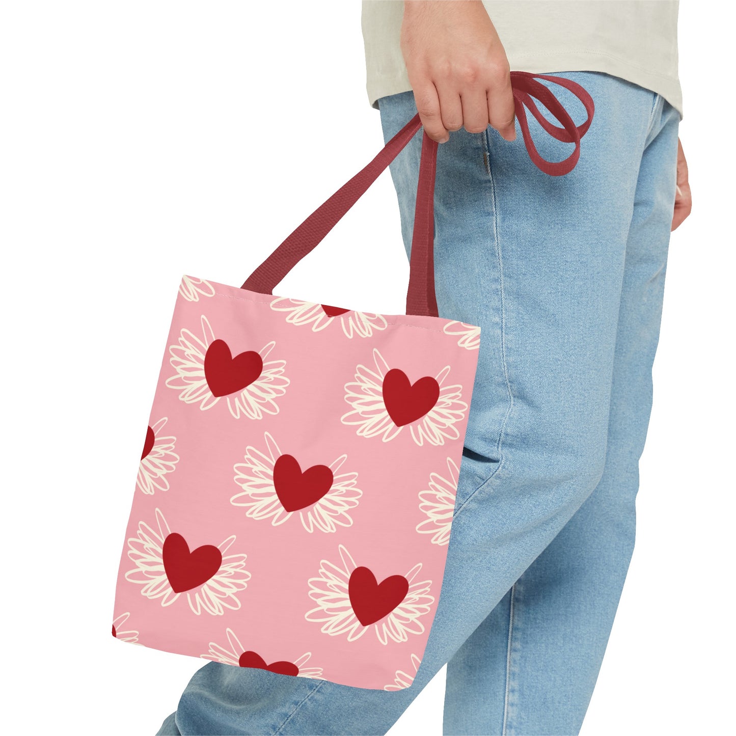 Valentine Hearts Tote Bag