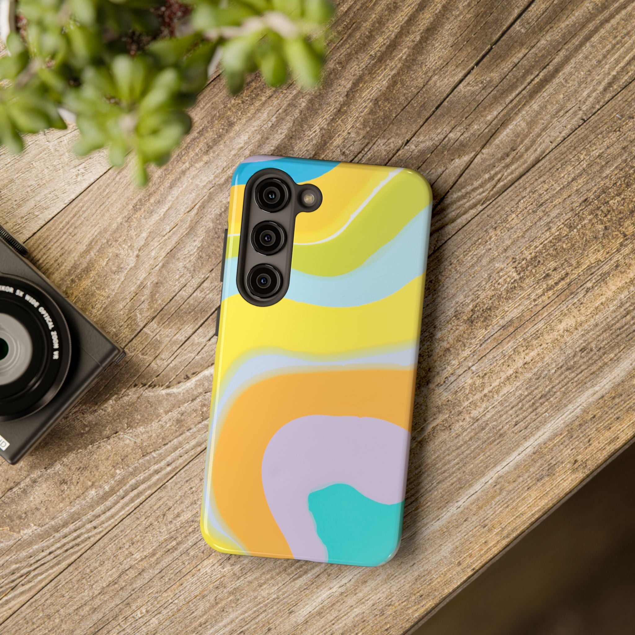Colorful Pastel Marble Pattern Phone Case (Apple & Android)