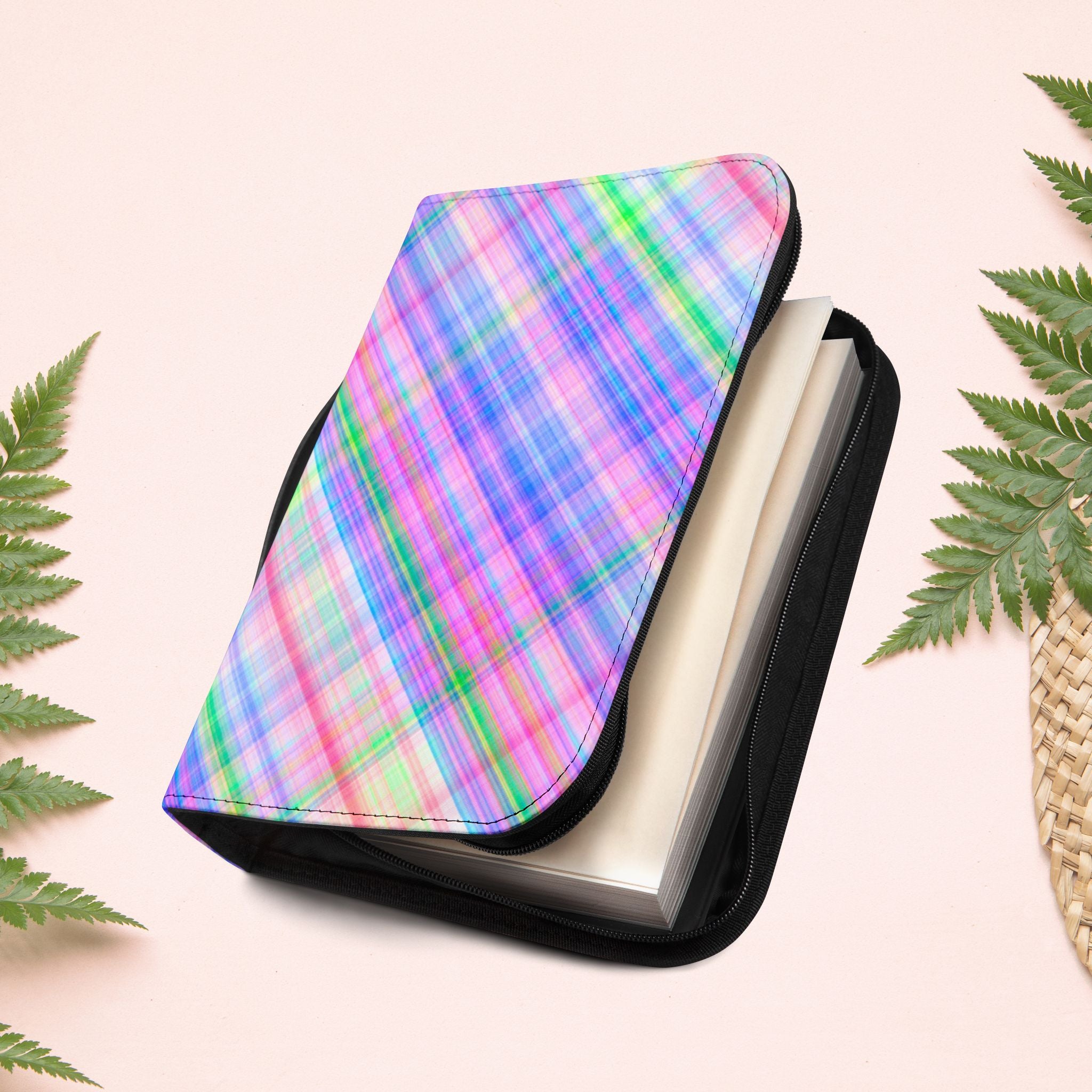 Rainbow Flannel Book Cover