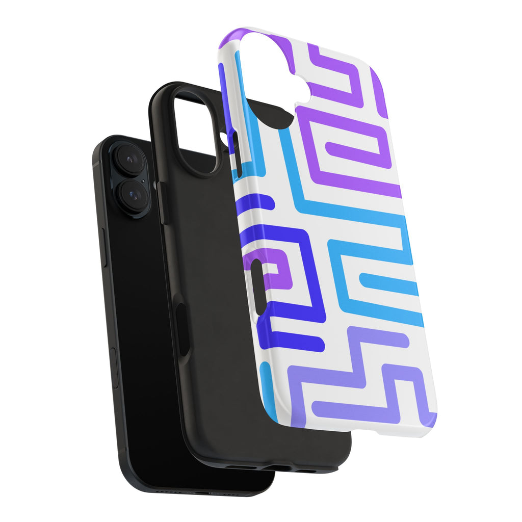 Abstract Neon Maze Phone Case (Apple & Android)