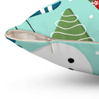 Christmas Holiday Square Pillow