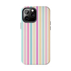 Pastel Candy Stripes Phone Cases (Apple & Android)