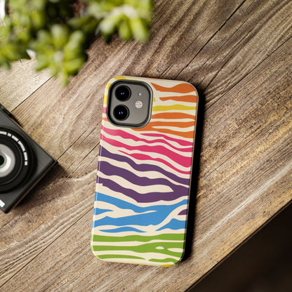 Rainbow Zebra Phone Case