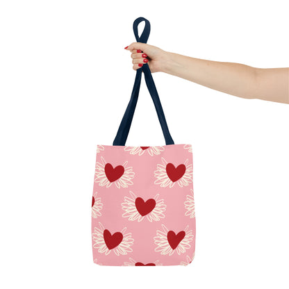 Valentine Hearts Tote Bag