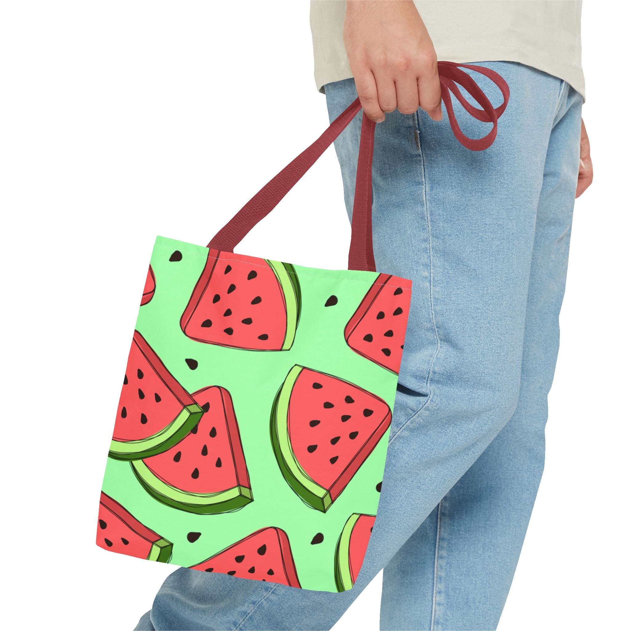 Cartoon Watermelon Tote Bag