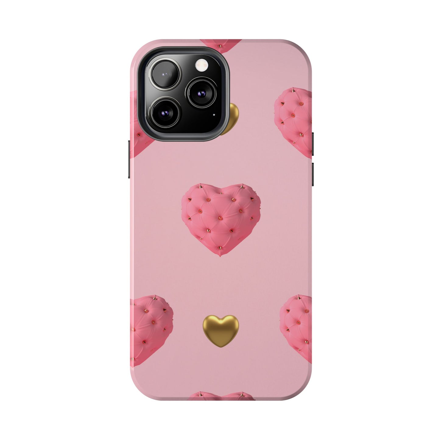 Heart of Gold Pink Phone Case