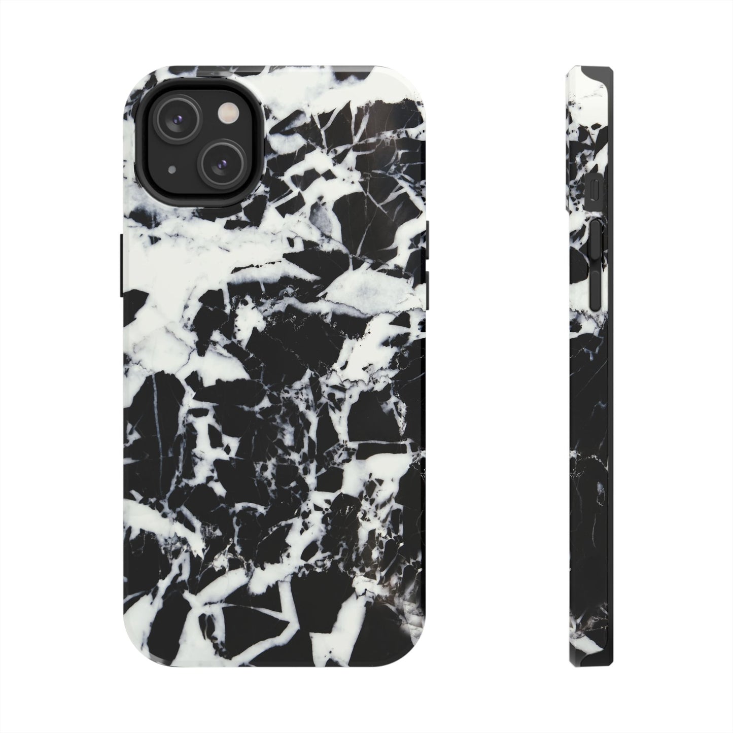 Black & White Shattered Phone Case