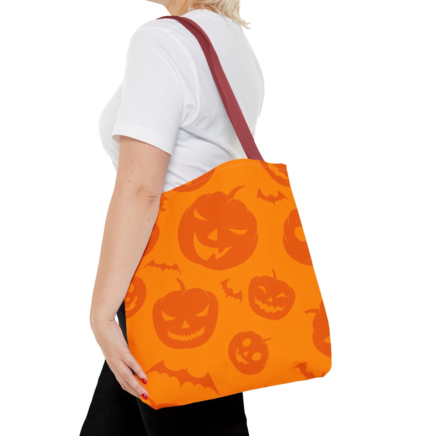 Orange Halloween Tote Bag