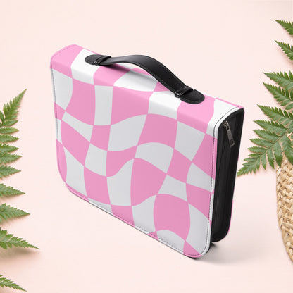 Groovy Pink Retro Book Cover