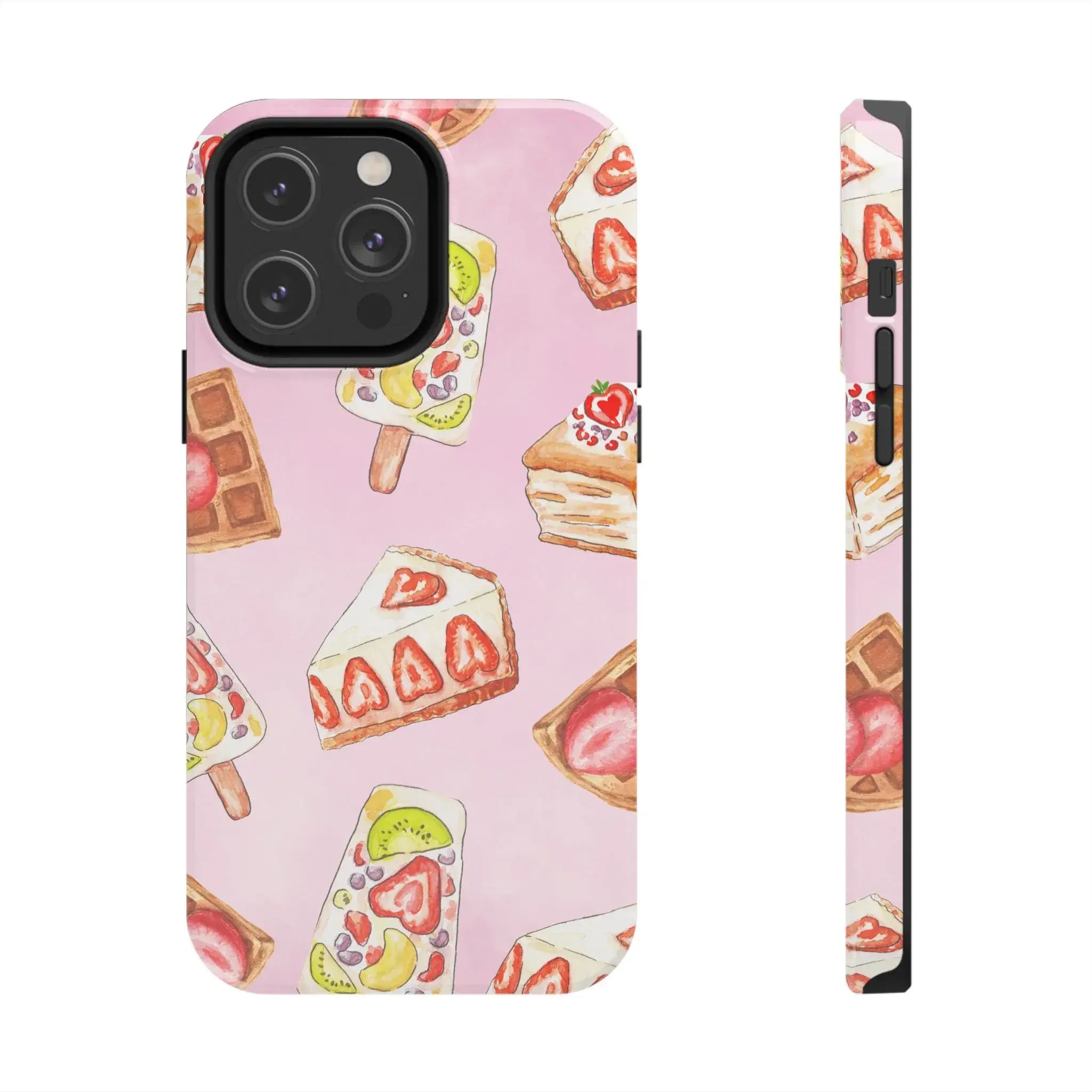 Tasty Pastry Treats Phone Case (Apple & Android) - Pink Sweetheart