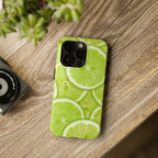 Green Citrus Lime Phone Case (Apple & Android) - Pink Sweetheart