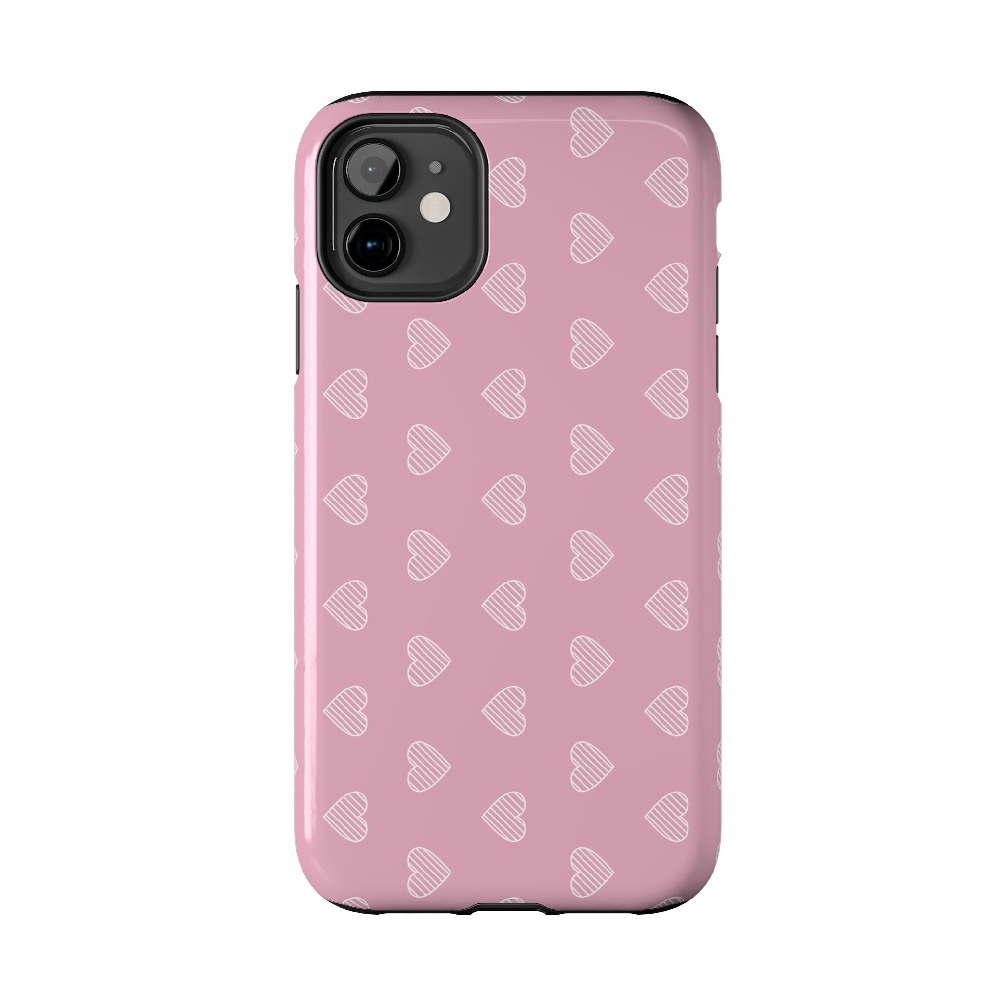 Infinite Pink Hearts Phone Case (Apple & Android)