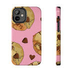 Chocolate Chip Cookies Phone Case (Apple & Android) - Pink Sweetheart