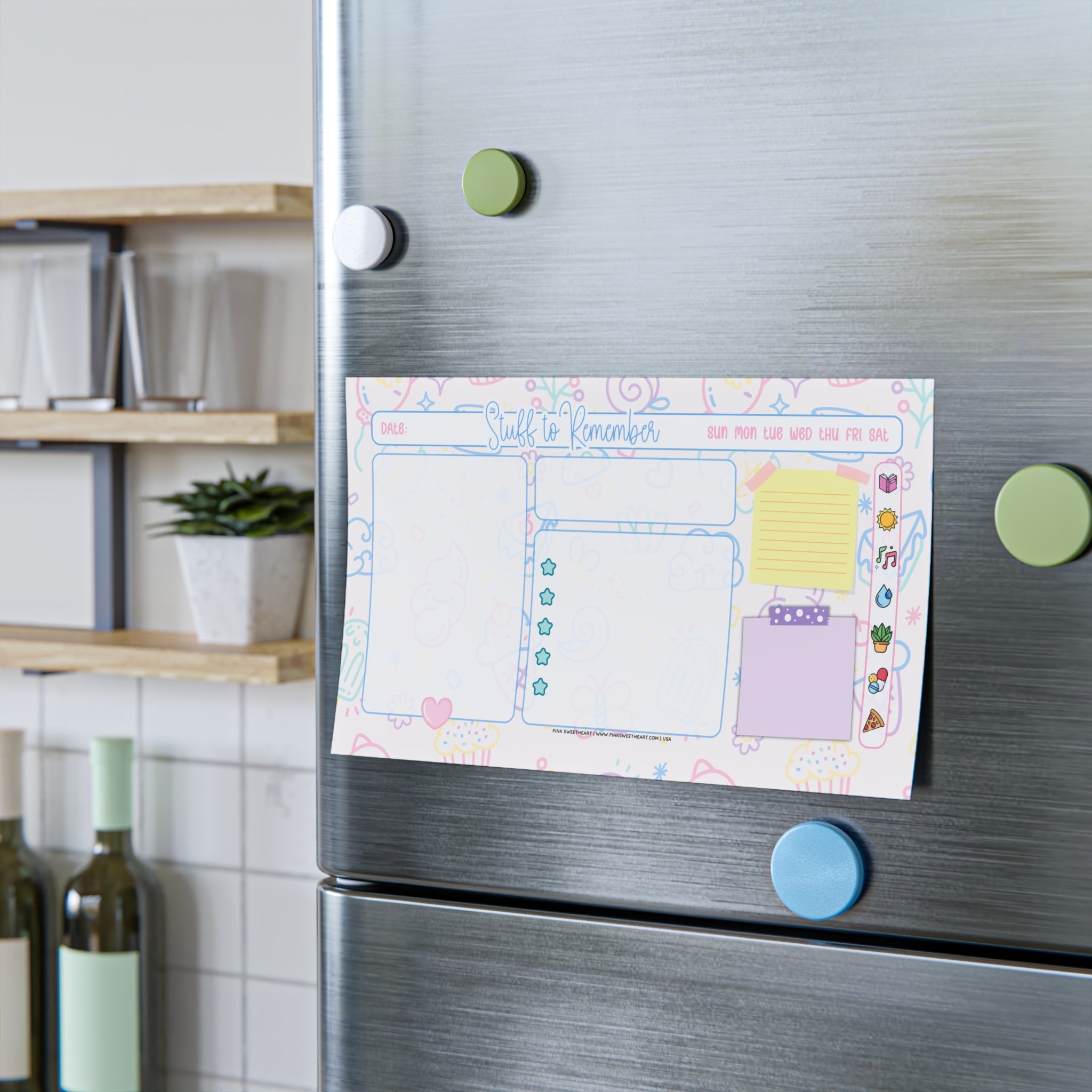 Sweet Doodles Sticky Note Pad