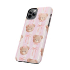Cuddly Teddy Bear Phone Case (Apple & Android) - Pink Sweetheart