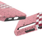 Geometric Kimono Tough Phone Case (Apple & Android) - Pink Sweetheart