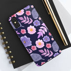 Purple Florals Phone Case (Apple & Android)