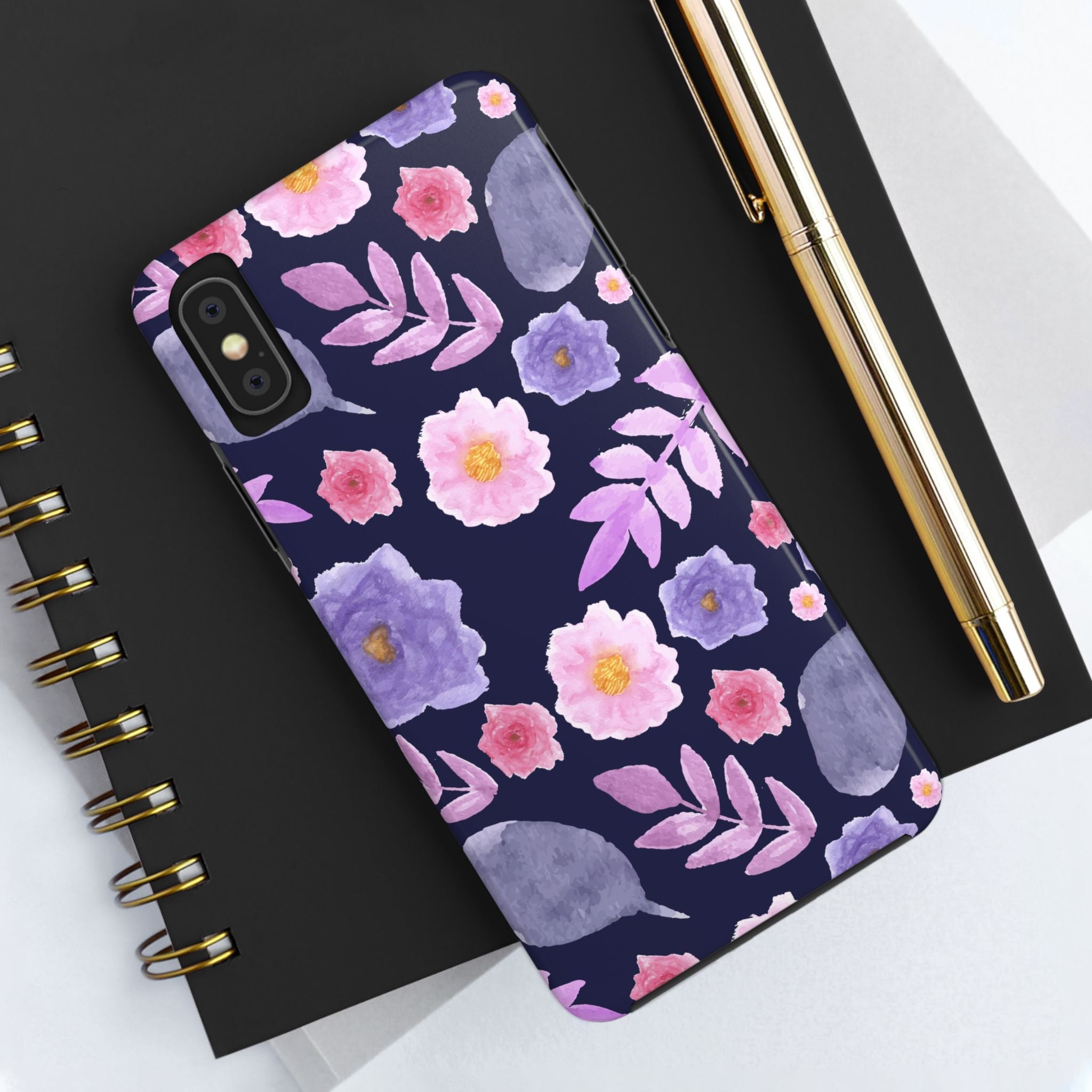 Purple Florals Phone Case (Apple & Android)