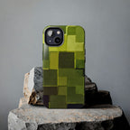 Chartreuse Patchwork Phone Case (Apple & Android)