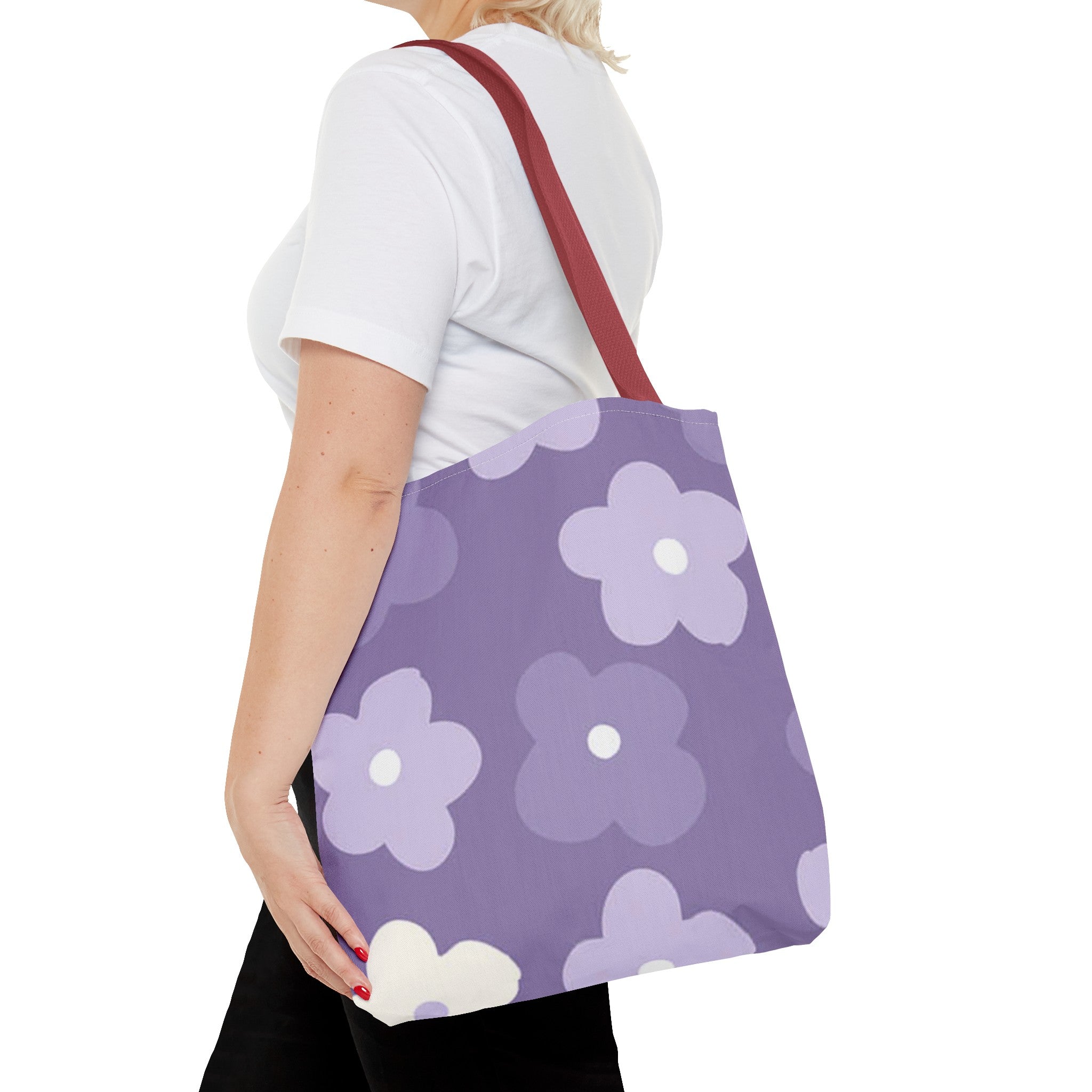 Pretty Purple Flowers Tote Bag