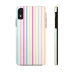 Pastel Candy Stripes Phone Cases (Apple & Android)