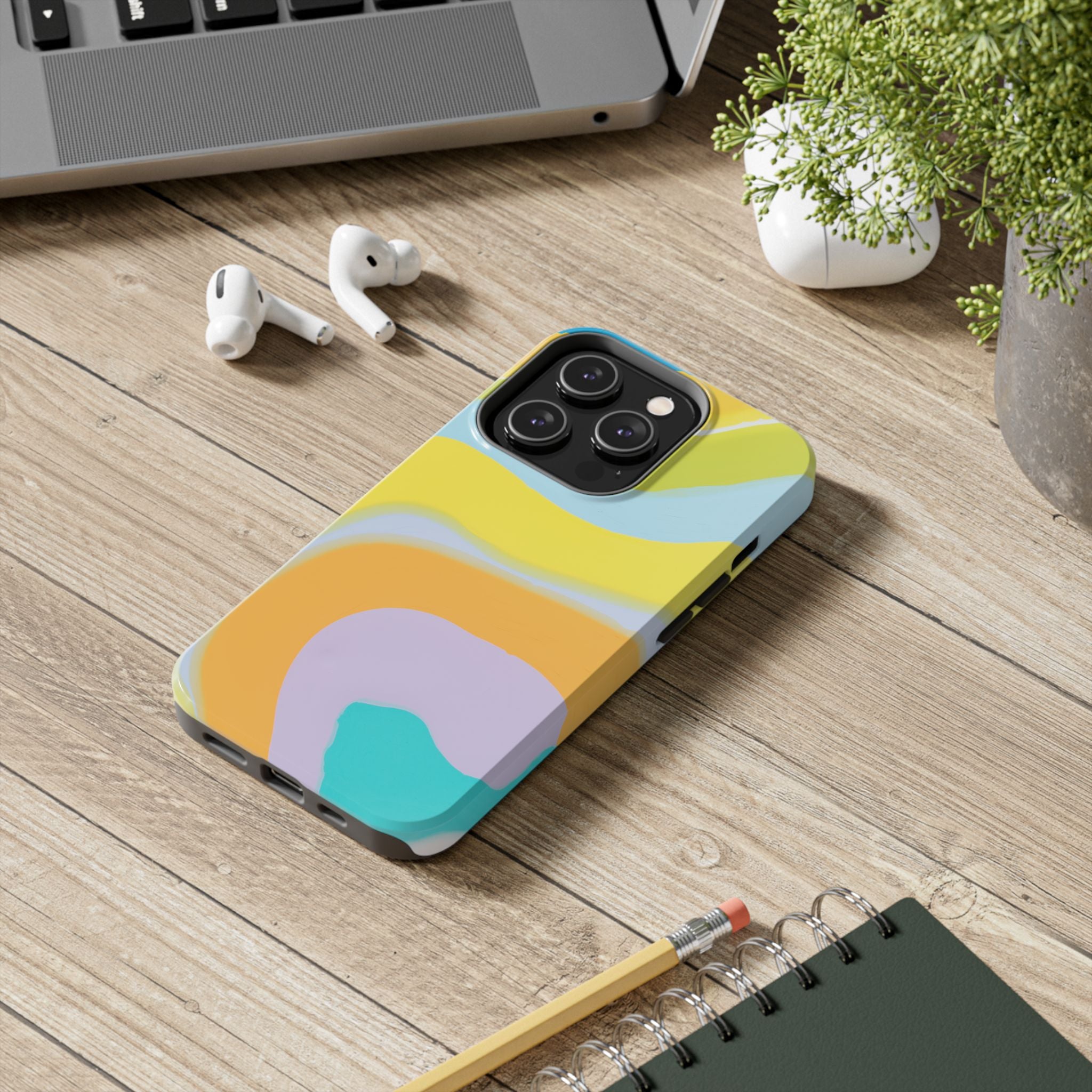 Colorful Pastel Marble Pattern Phone Case (Apple & Android)