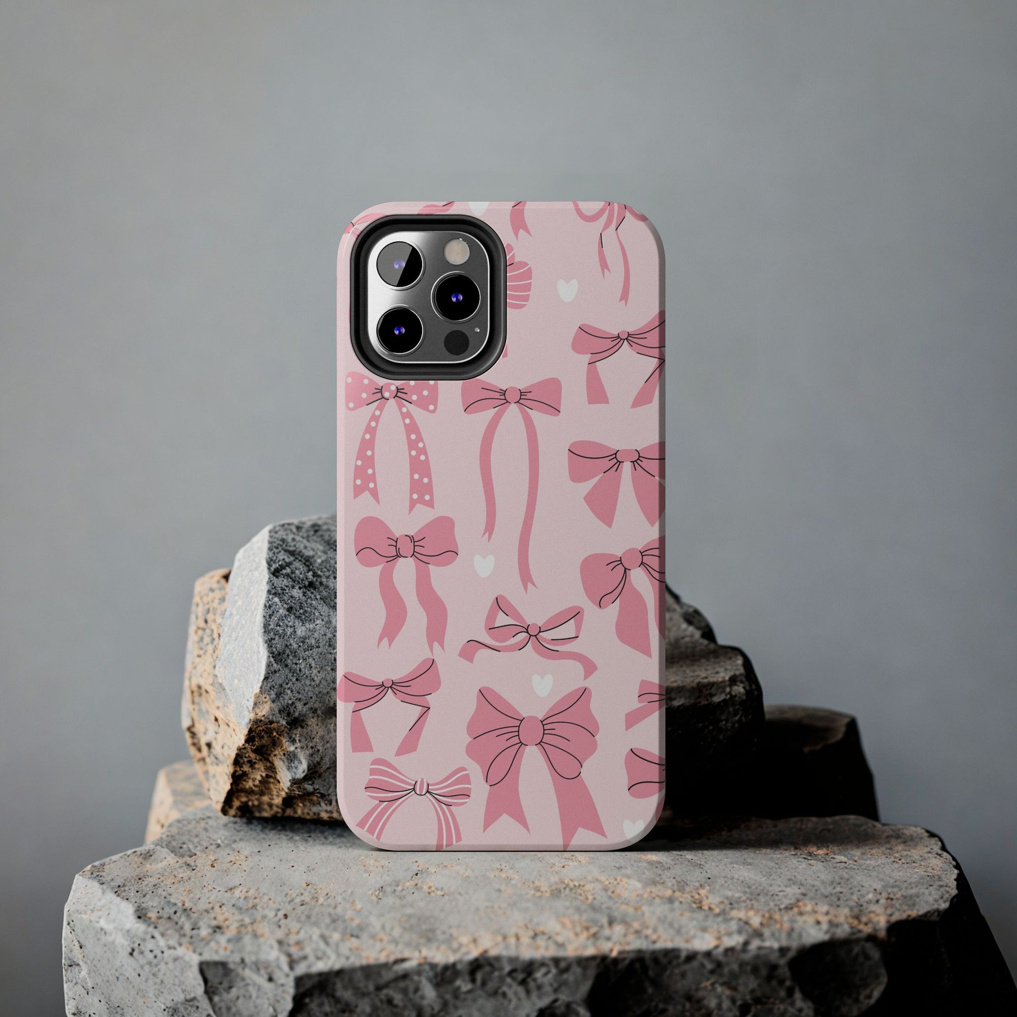 Pink Bow Ribbons Phone Case (Apple & Android)