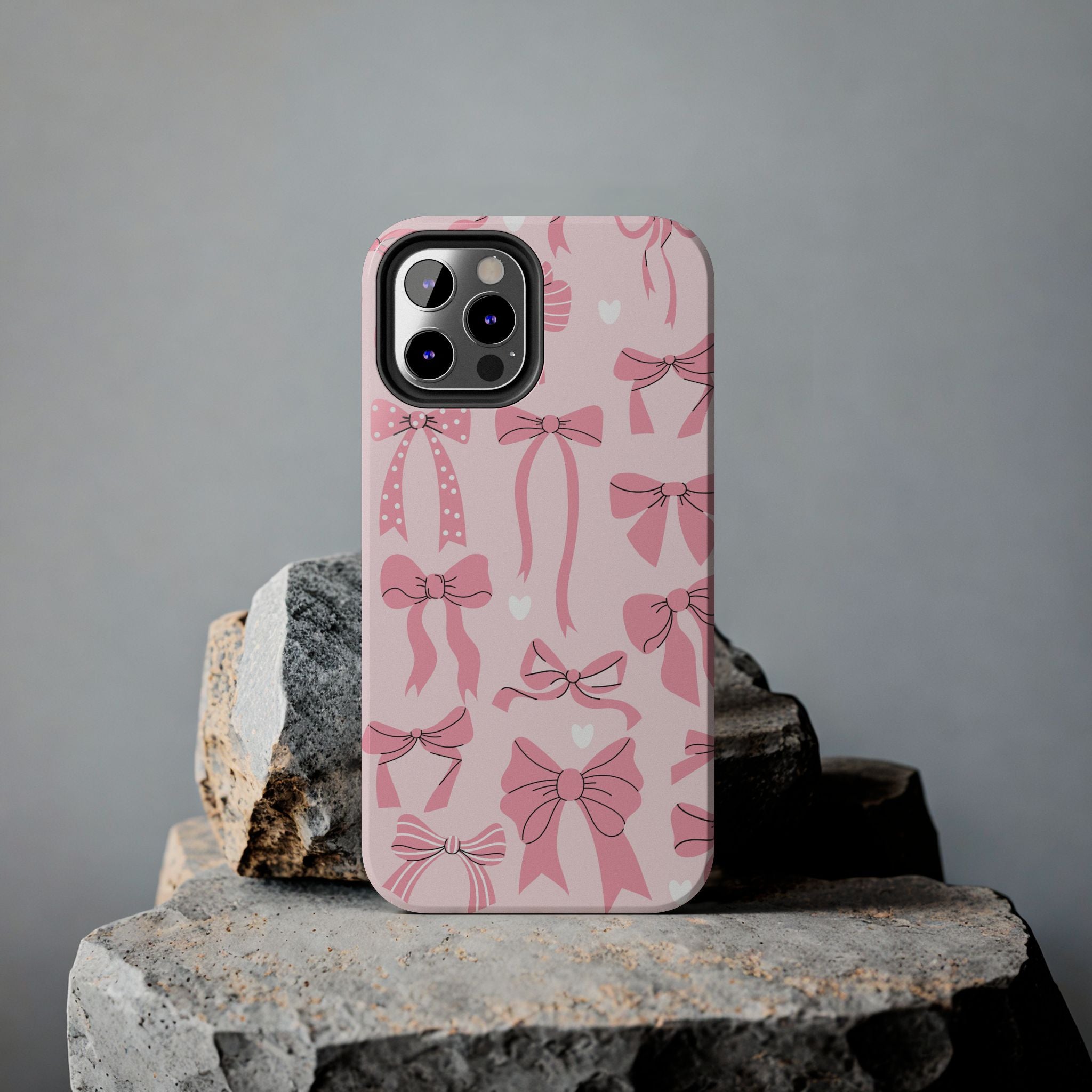 Pink Bow Ribbons Phone Case (Apple & Android)