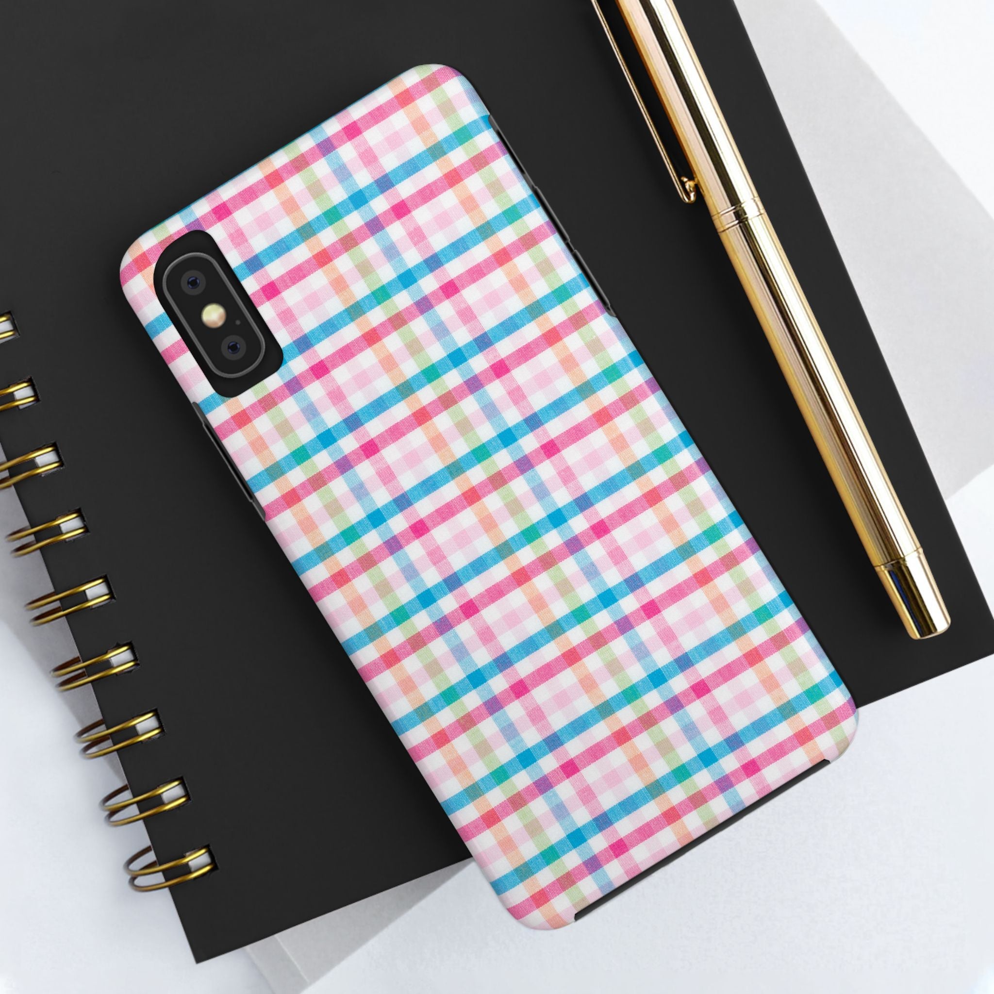 Checked Pattern Phone Case (Apple & Android)