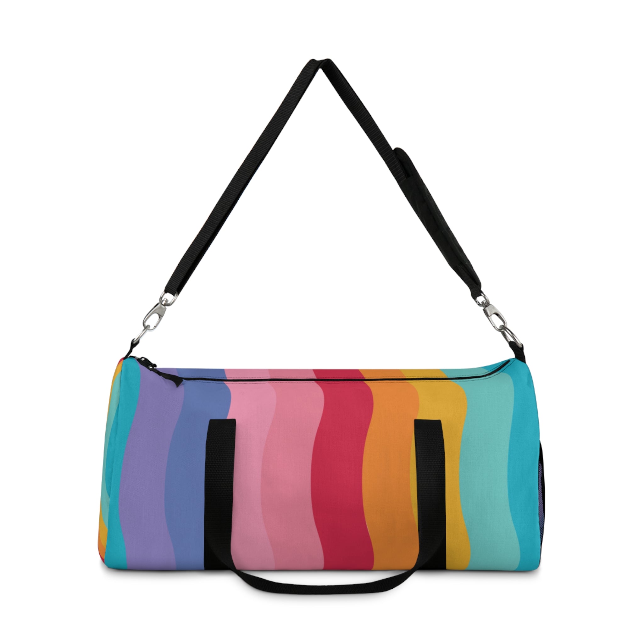 Rainbow Waves Duffel Bag