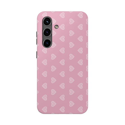 Infinite Pink Hearts Phone Case