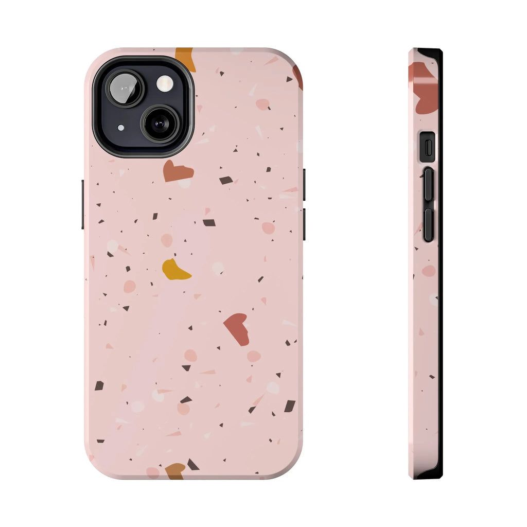 Pink Terrazzo Phone Case (Apple & Android) - Pink Sweetheart