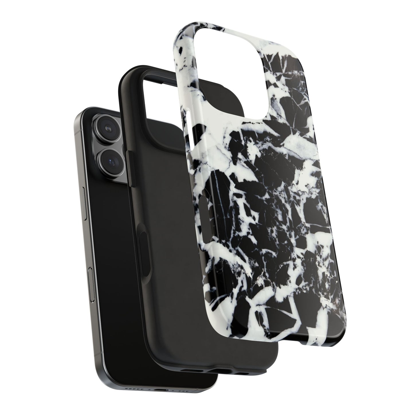 Black & White Shattered Phone Case