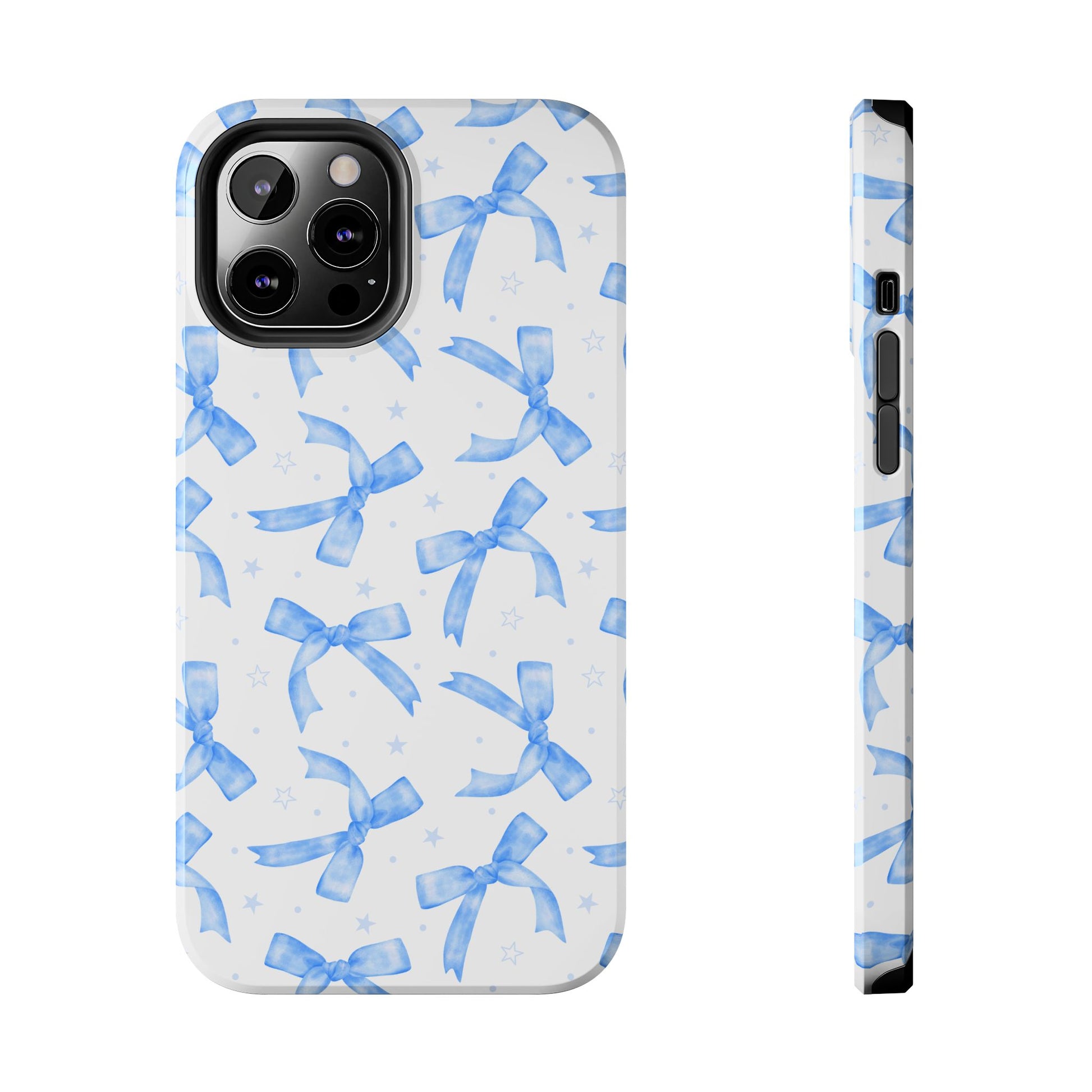 Lacey Baby Blue Ribbons Phone Case (Apple & Android)