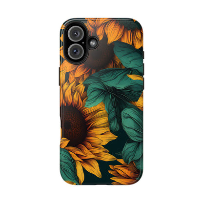 Dark Sunflower Phone Case