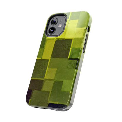 Chartreuse Patchwork Phone Case