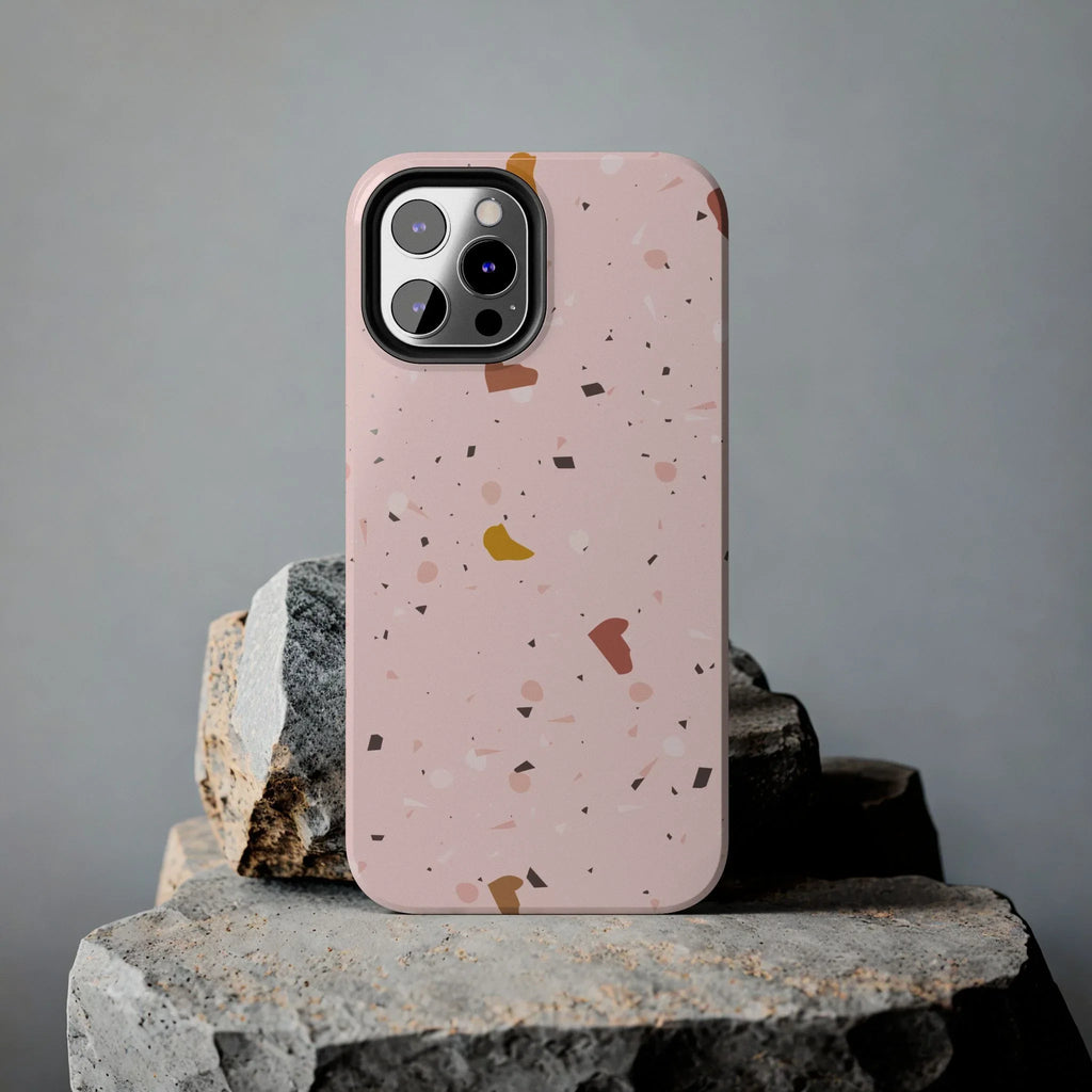 Pink Terrazzo Phone Case (Apple & Android) - Pink Sweetheart