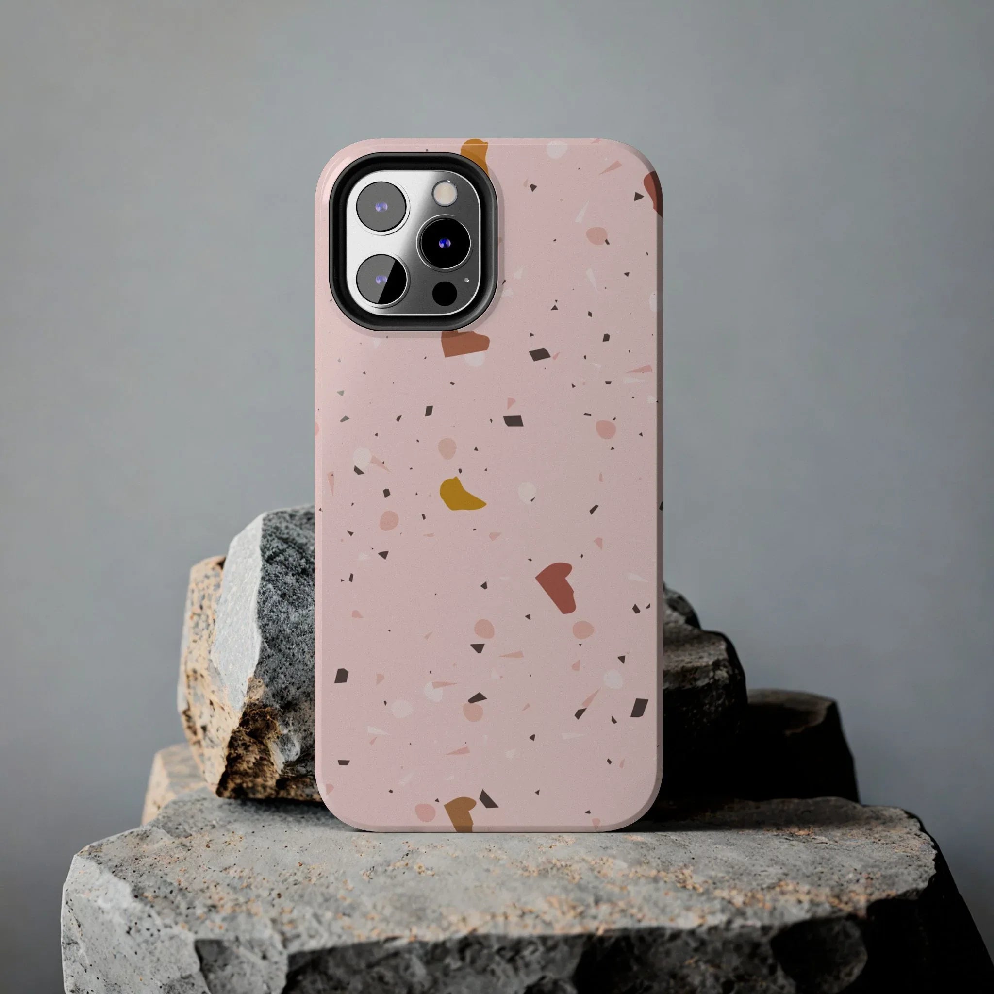 Pink Terrazzo Phone Case (Apple & Android) - Pink Sweetheart