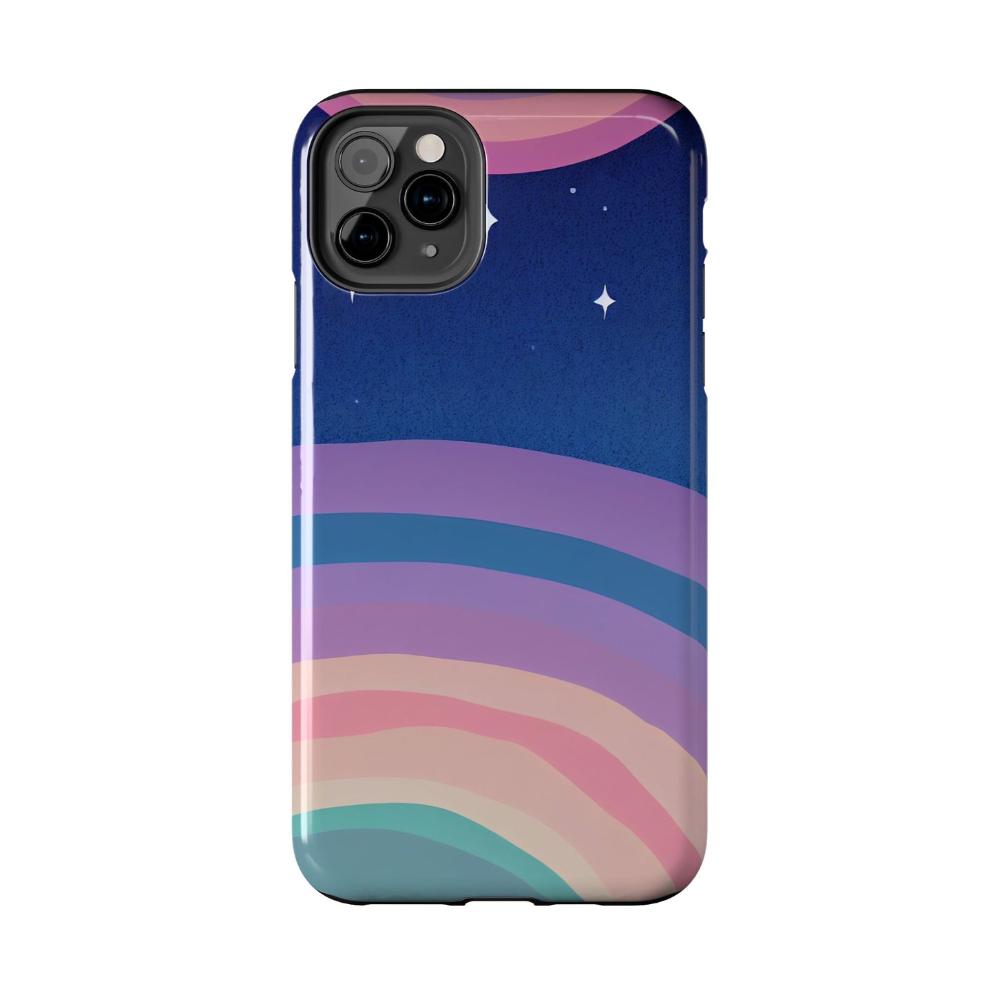 Midnight Rainbows Phone Case