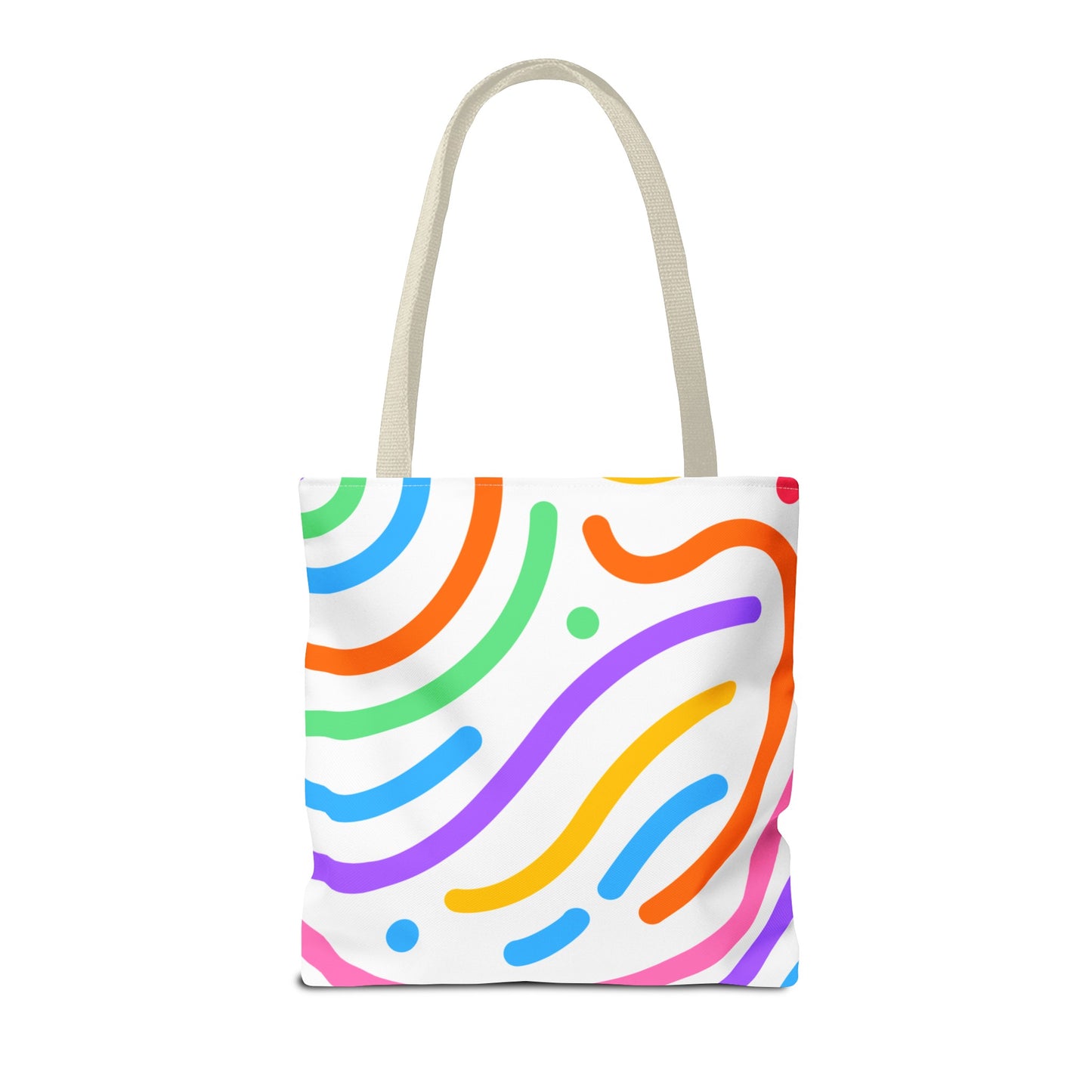 Colorful Doodle Swirl Tote Bag