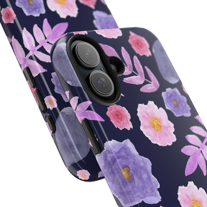 Purple Florals Phone Case