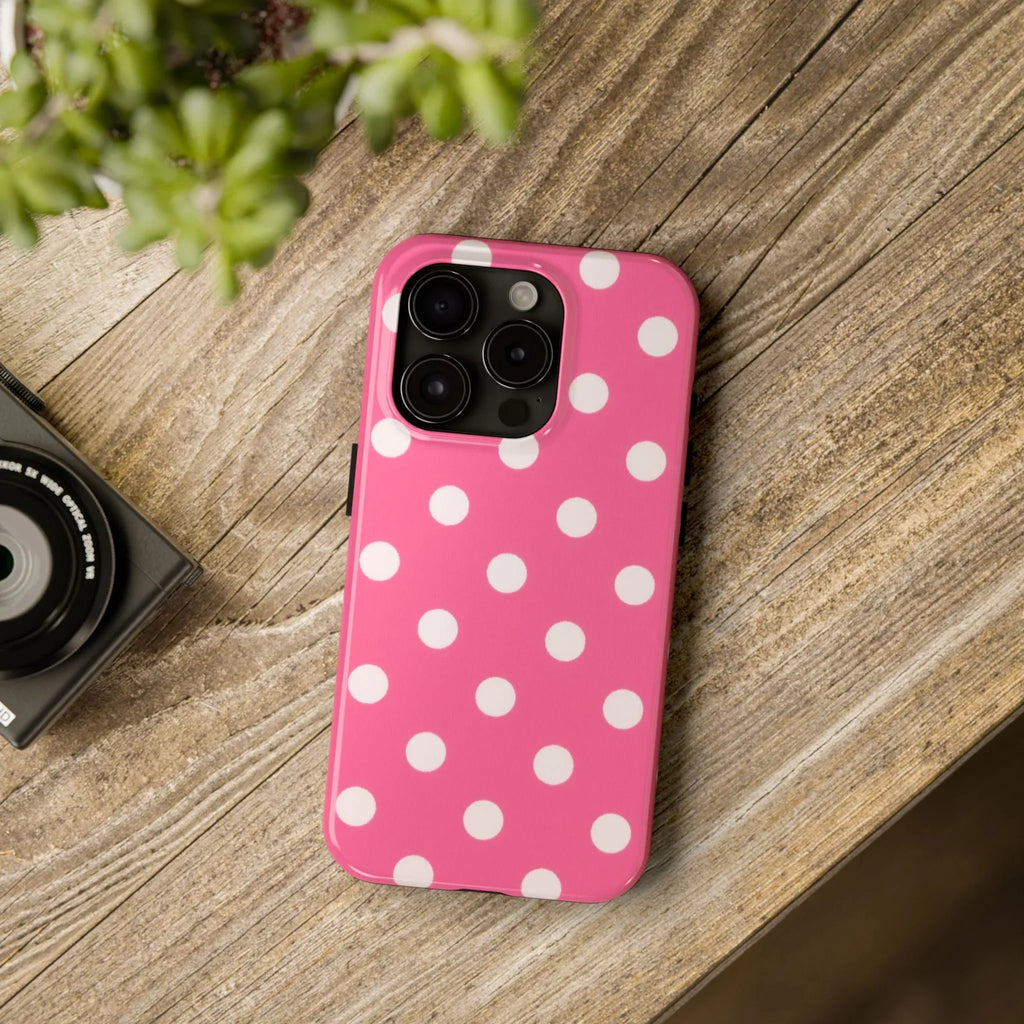 Pink Polka Dot Phone Case (Apple & Android) - Pink Sweetheart