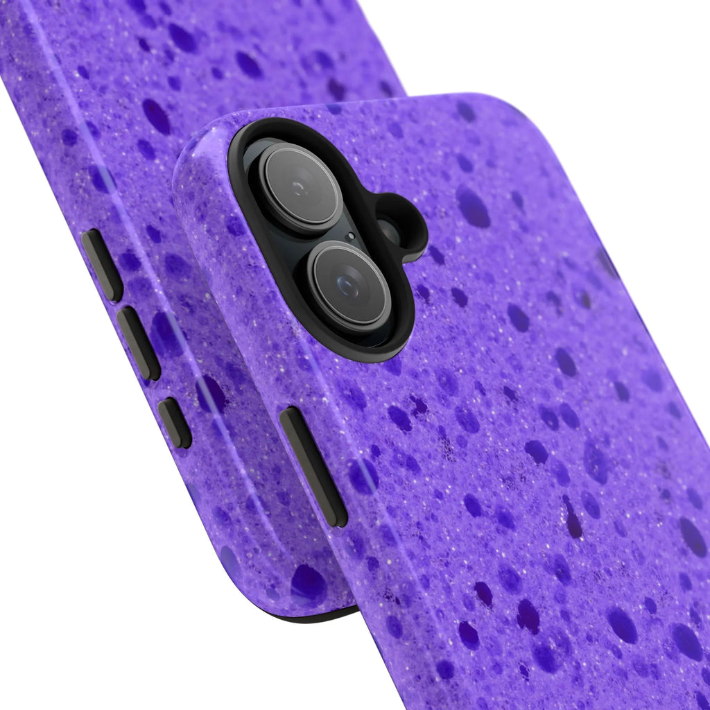 Purple Sponge Phone Case (Apple & Android) - Pink Sweetheart