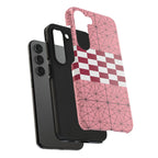 Geometric Kimono Tough Phone Case (Apple & Android) - Pink Sweetheart