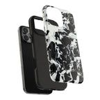 Black & White Shattered Phone Case (Apple & Android) - Pink Sweetheart