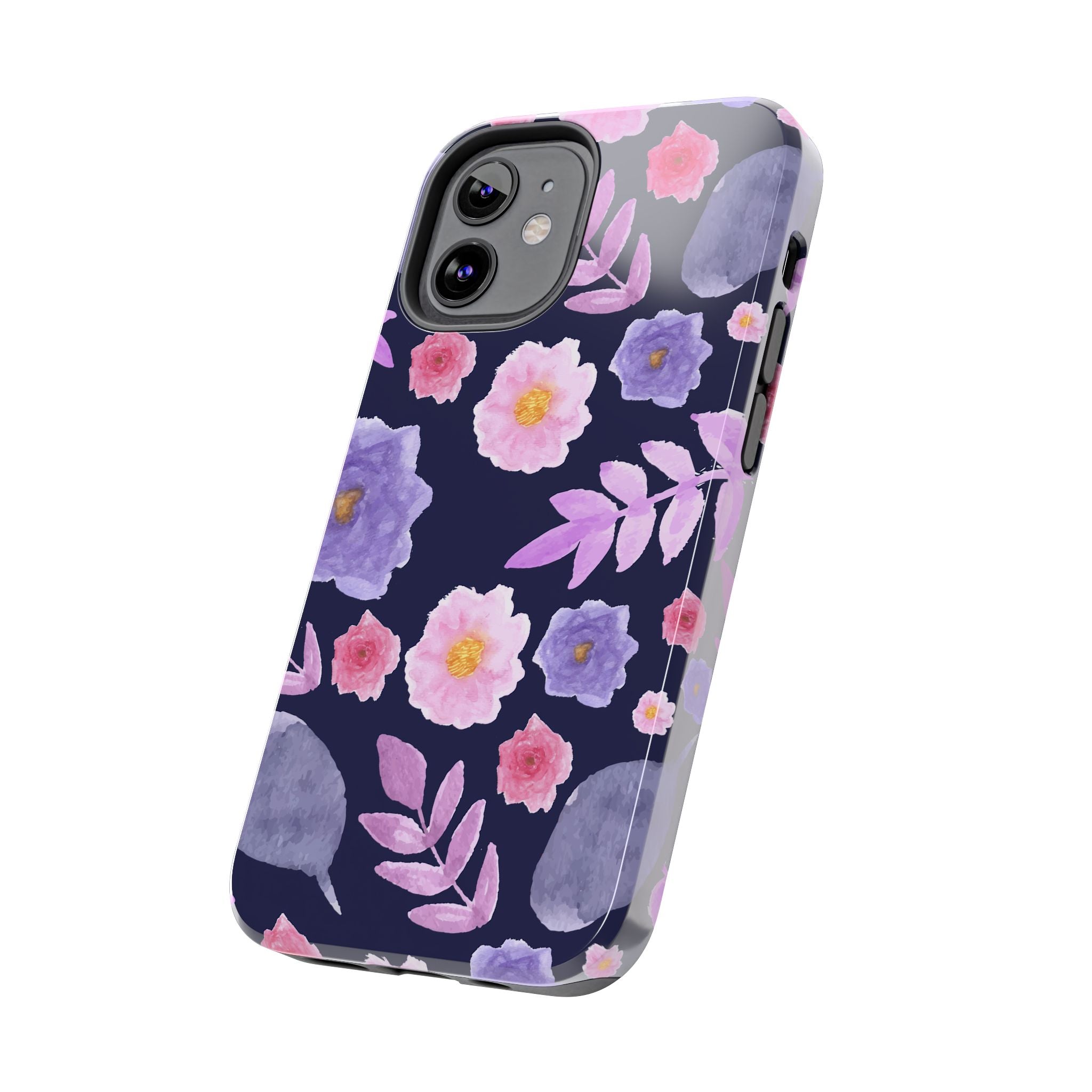 Purple Florals Phone Case (Apple & Android)